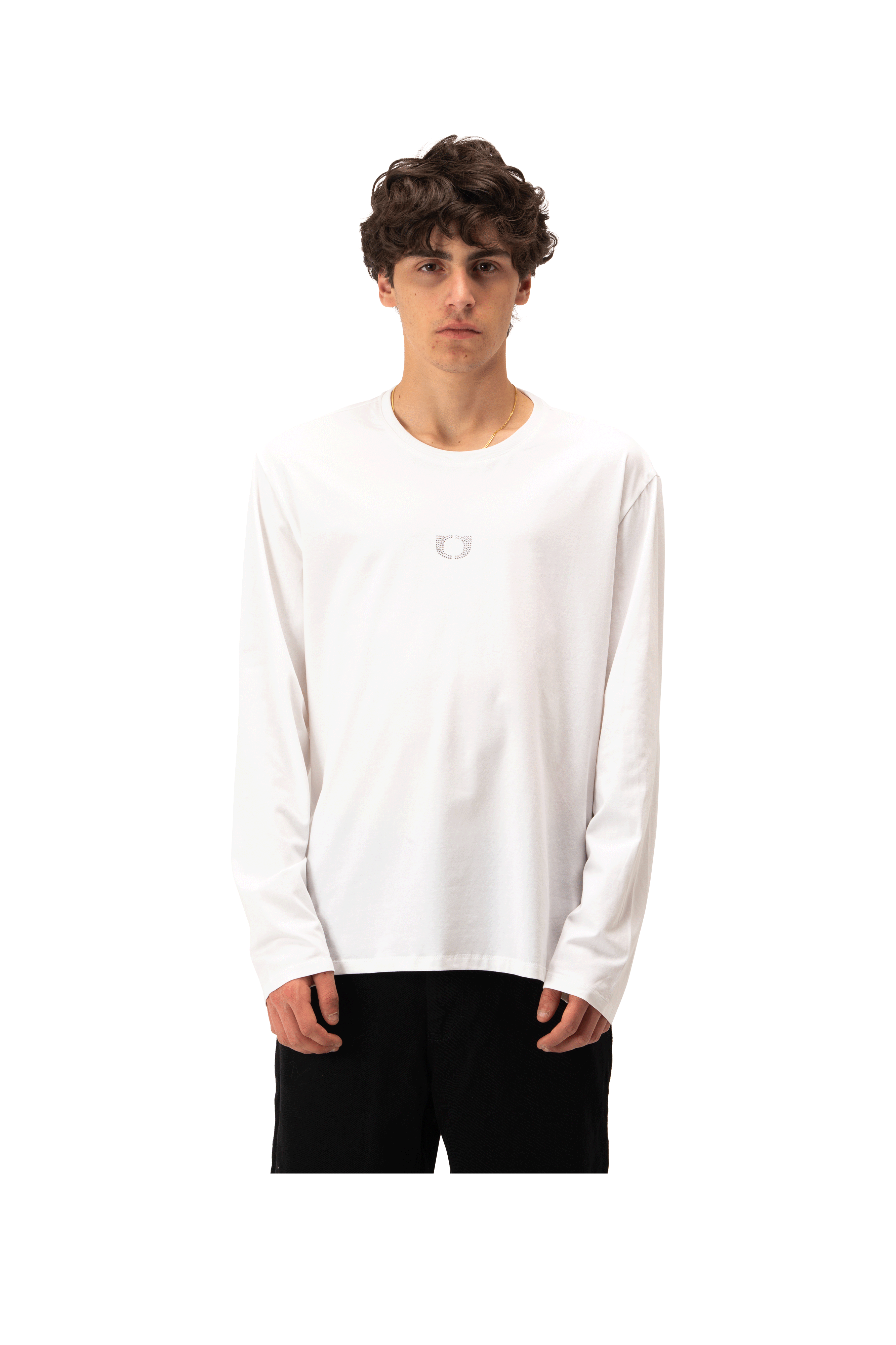 Rhinestones Link Longsleeve Tee