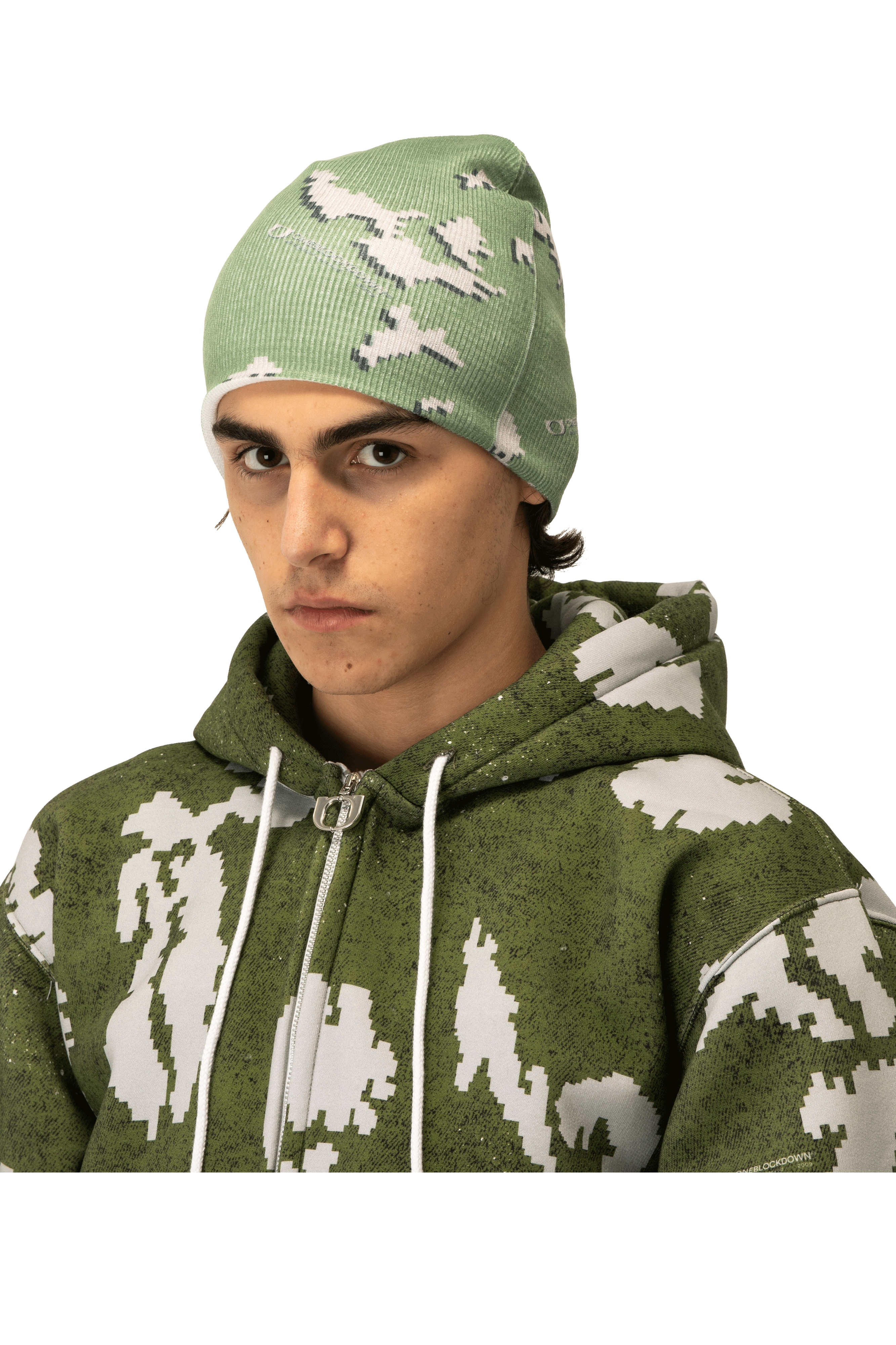 Moss Digi Camo Beanie