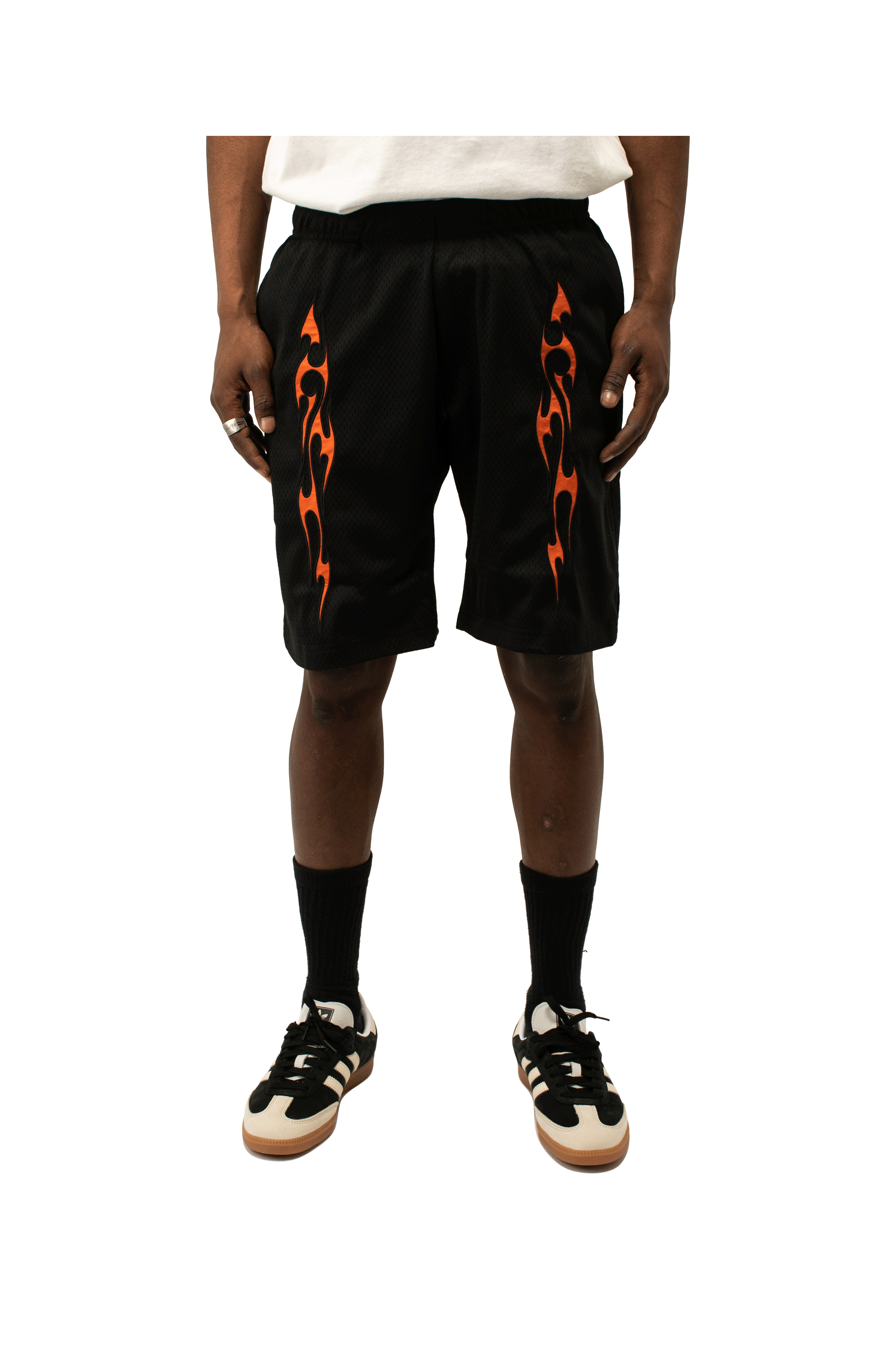 Flame Mesh Shorts