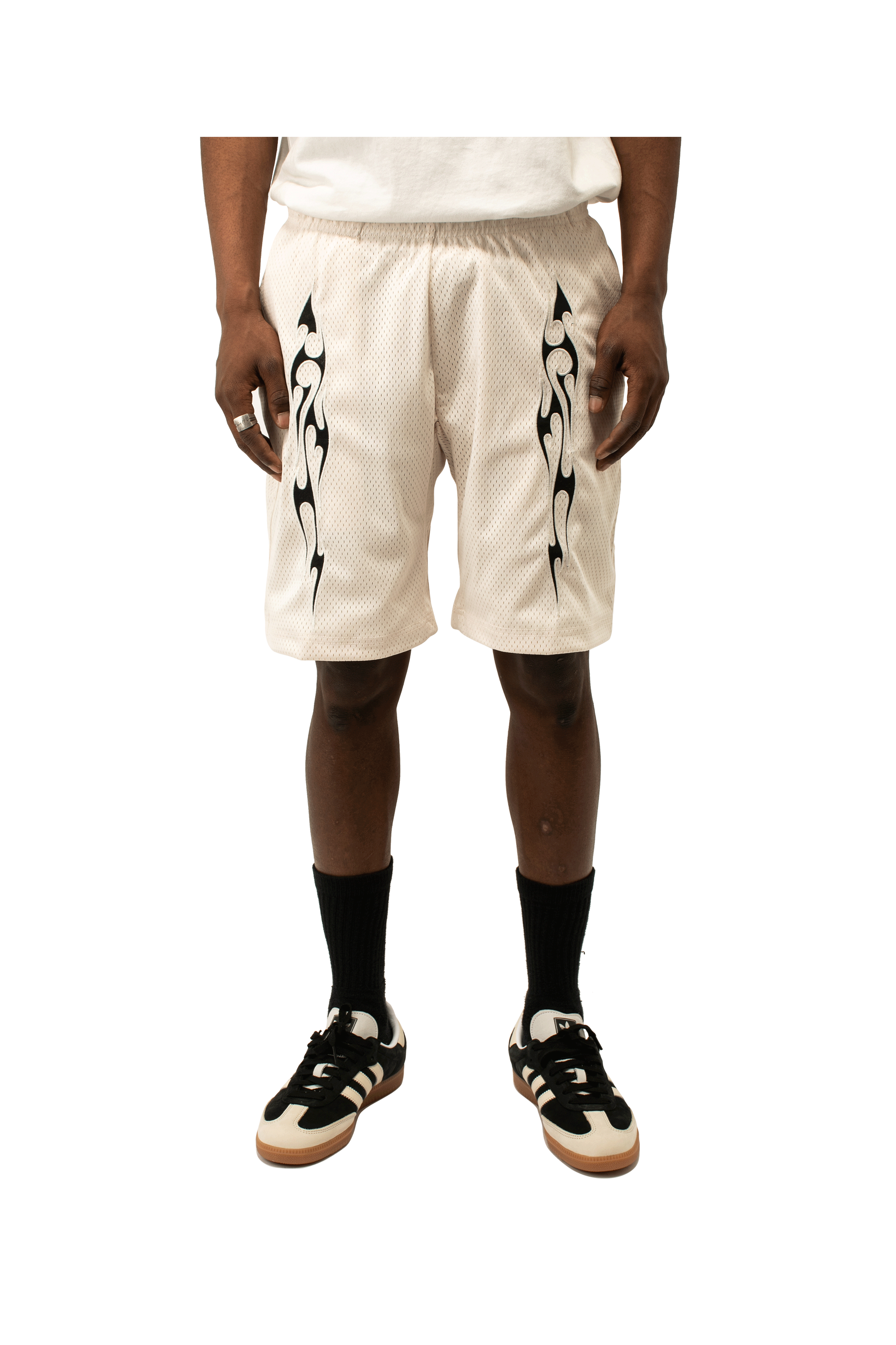 Flame Mesh Shorts