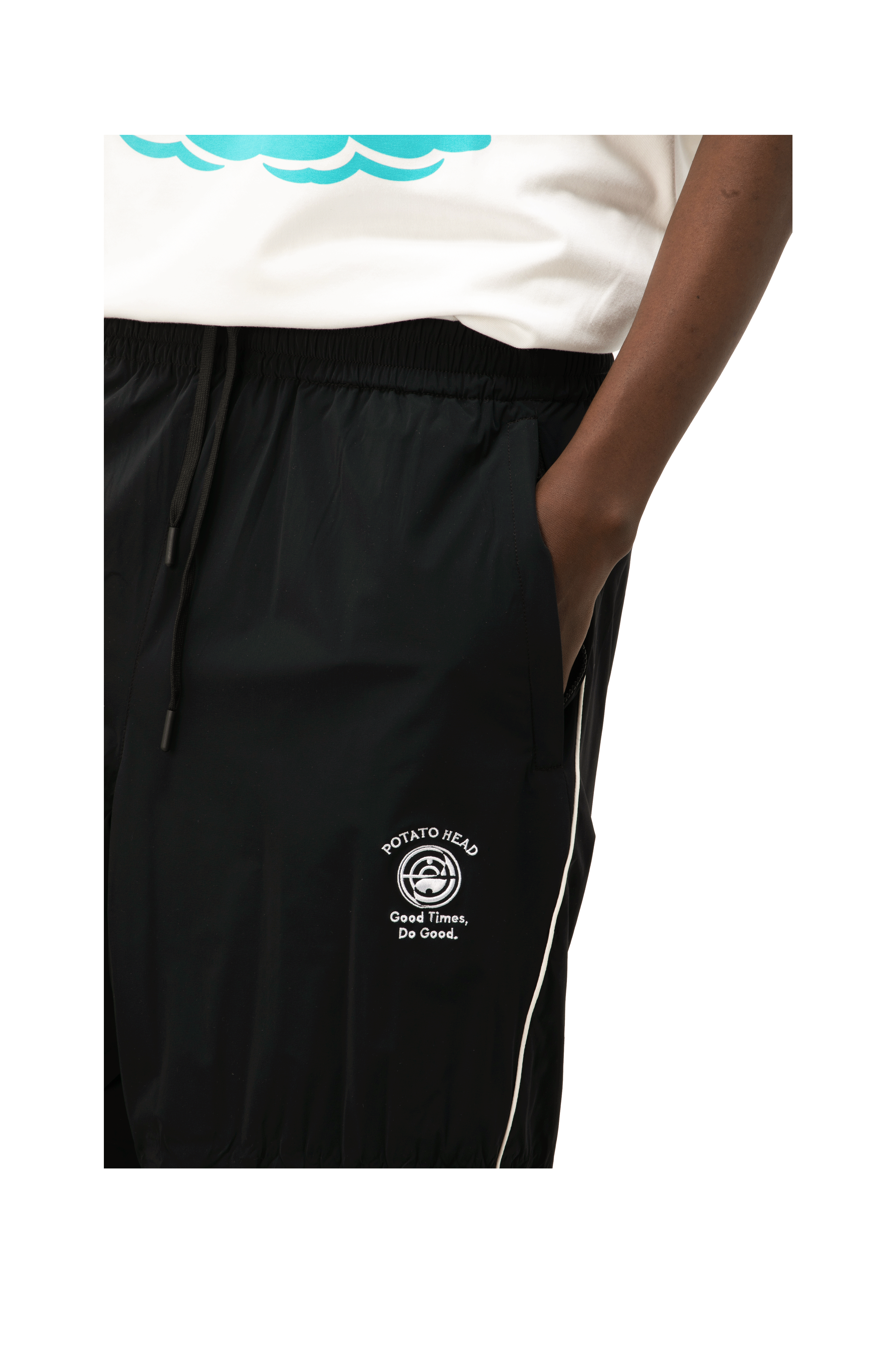 Nylon Track Pant