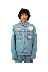 Varsity Denim Jacket