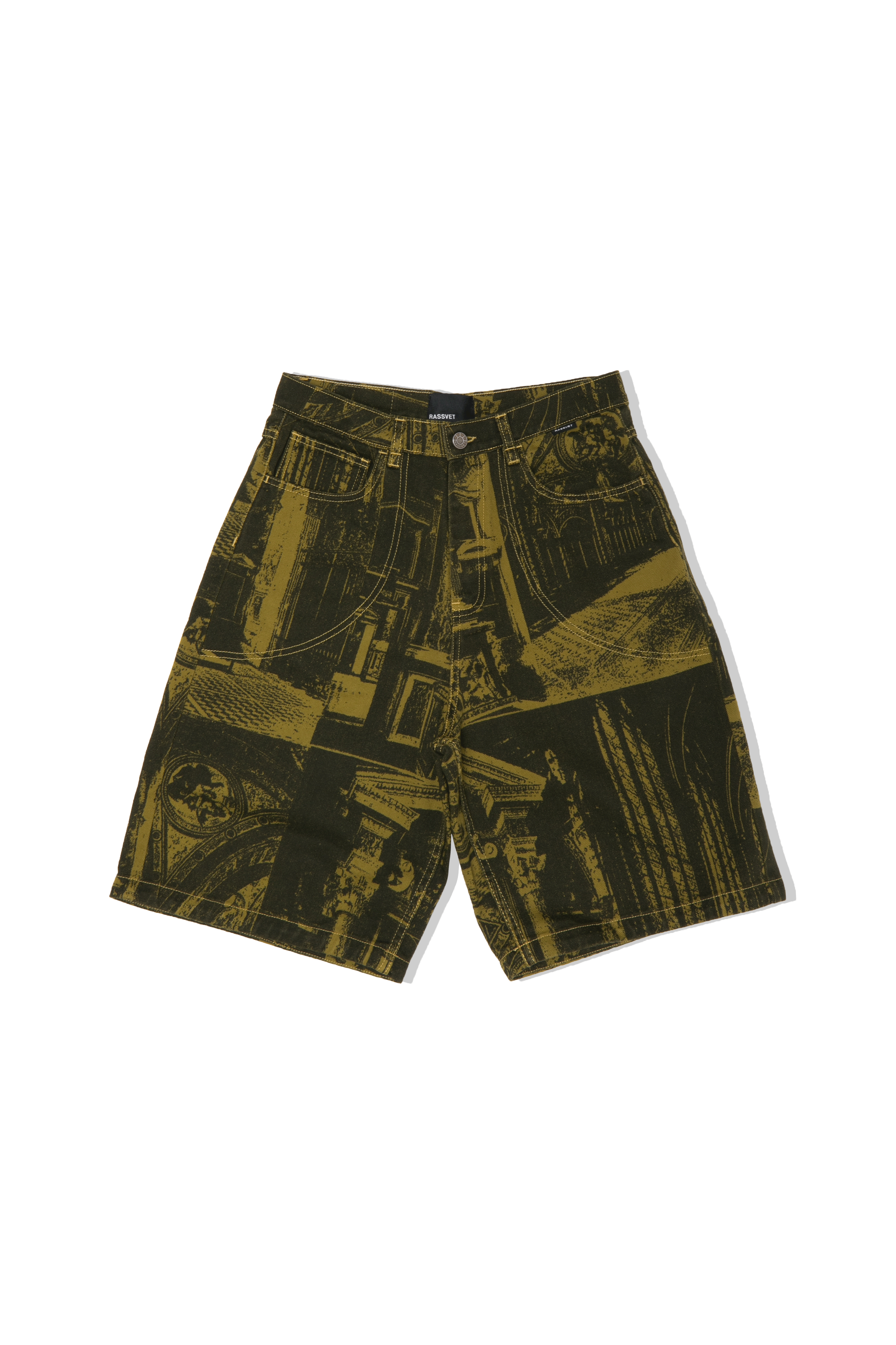 Castle Printed Denim Short Woven