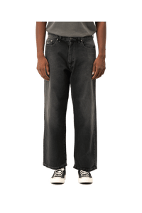 Spot Wash Baggy Denim Pant Woven