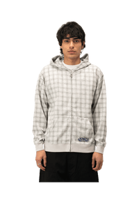 Check Waffle Hoodie