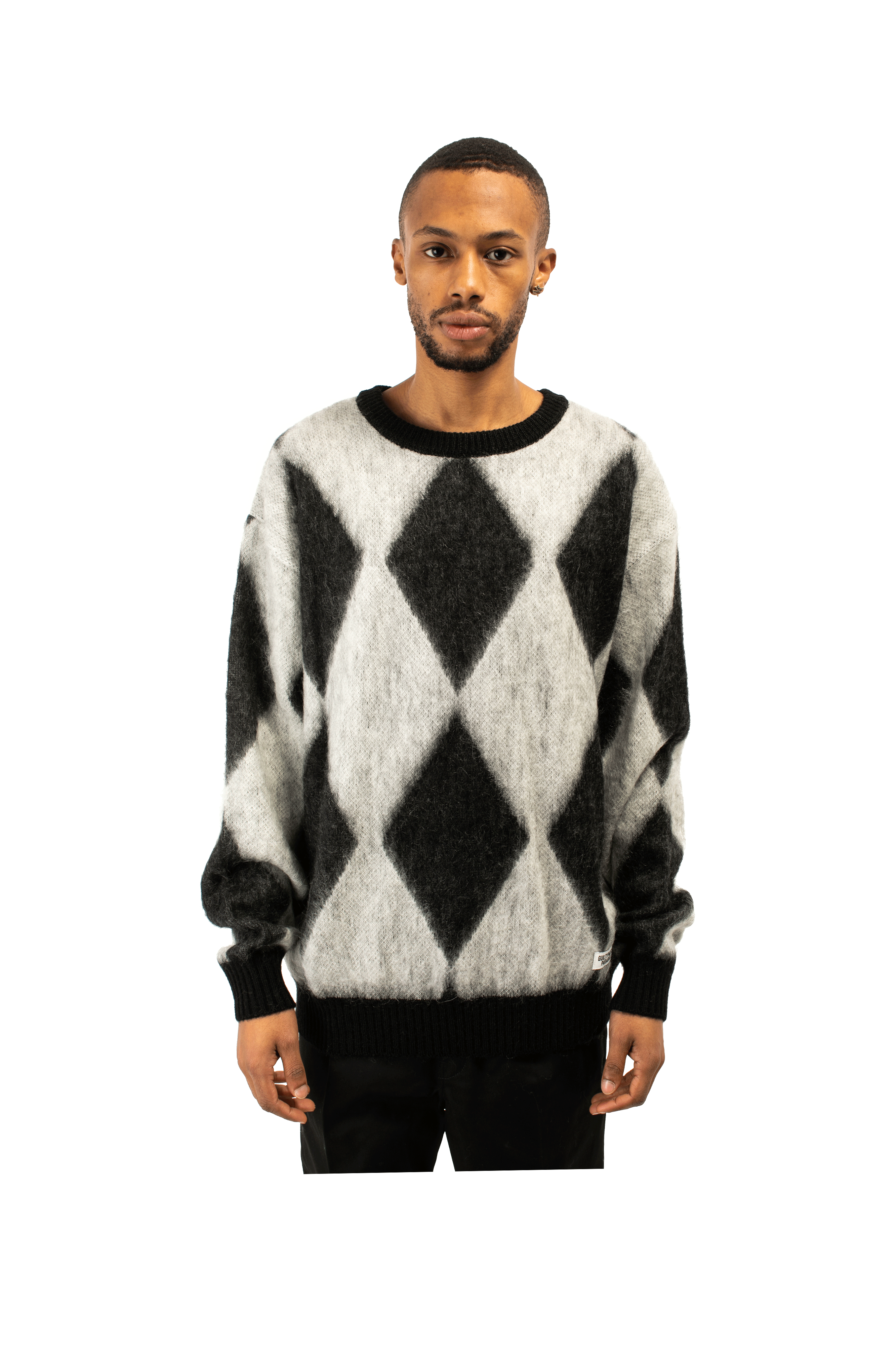 Diamond Mohair Crewneck Sweatershirt