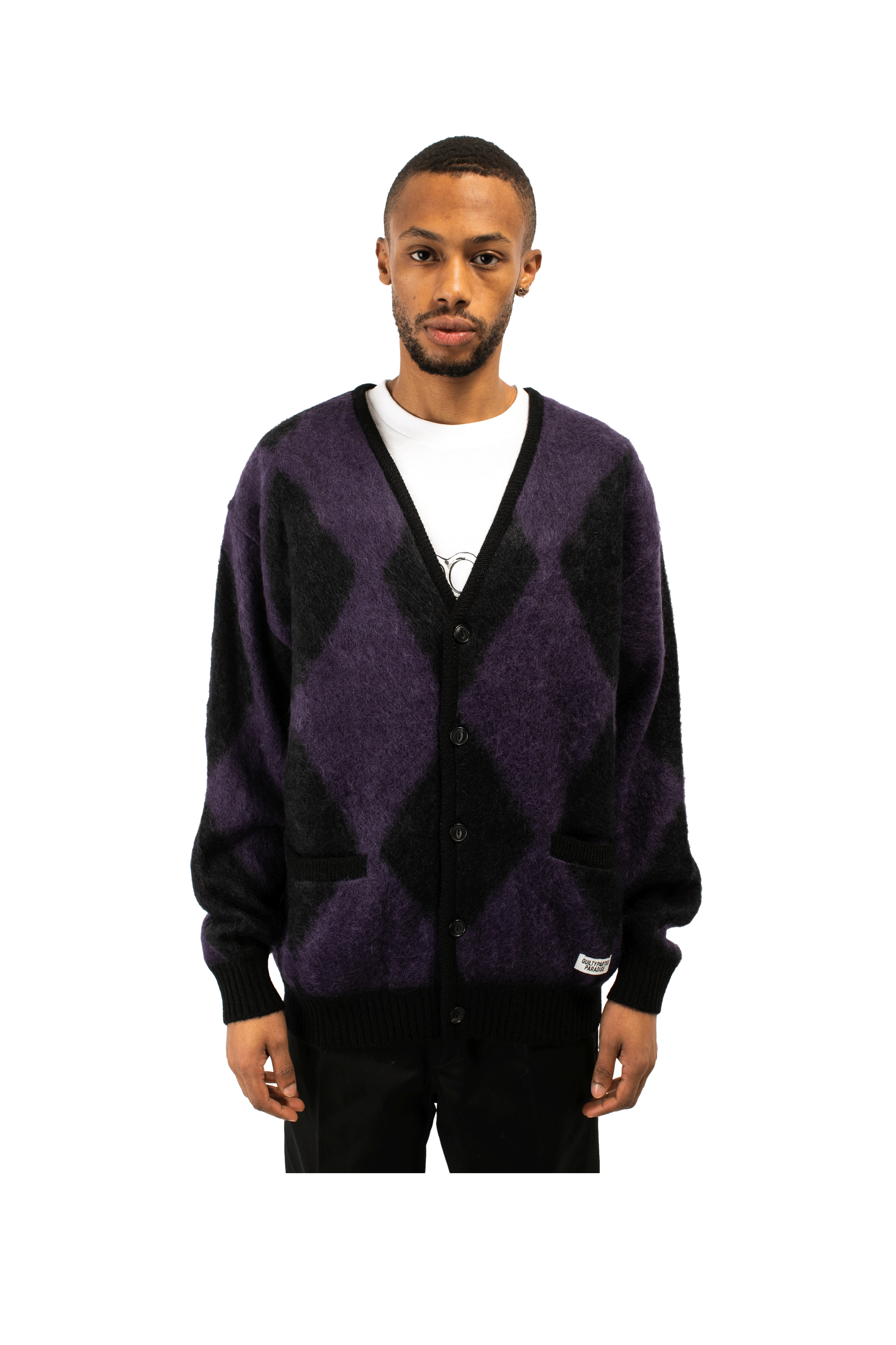 Diamond Mohair Cardigan
