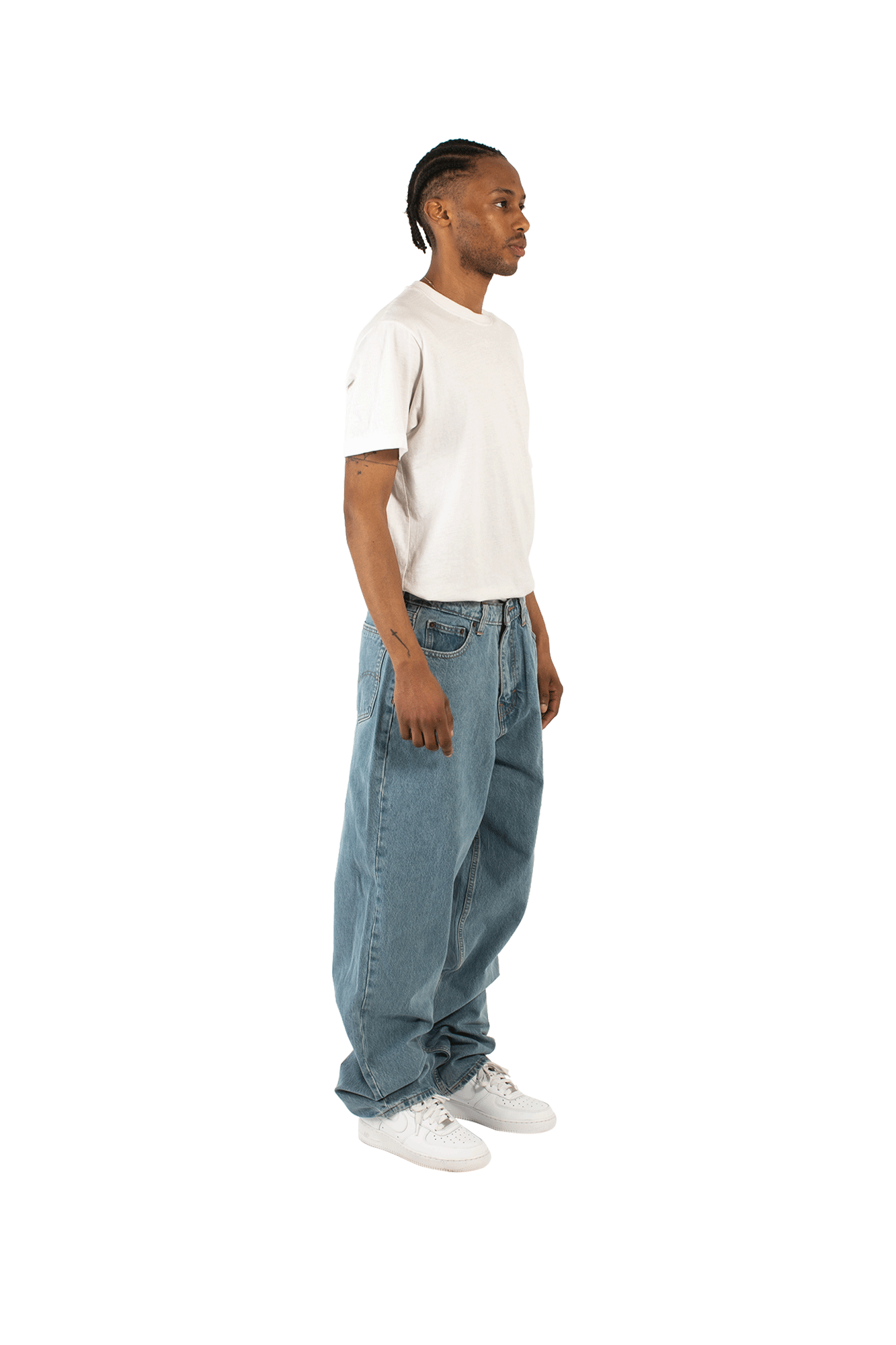 Super Baggy Simple Rinse Denim