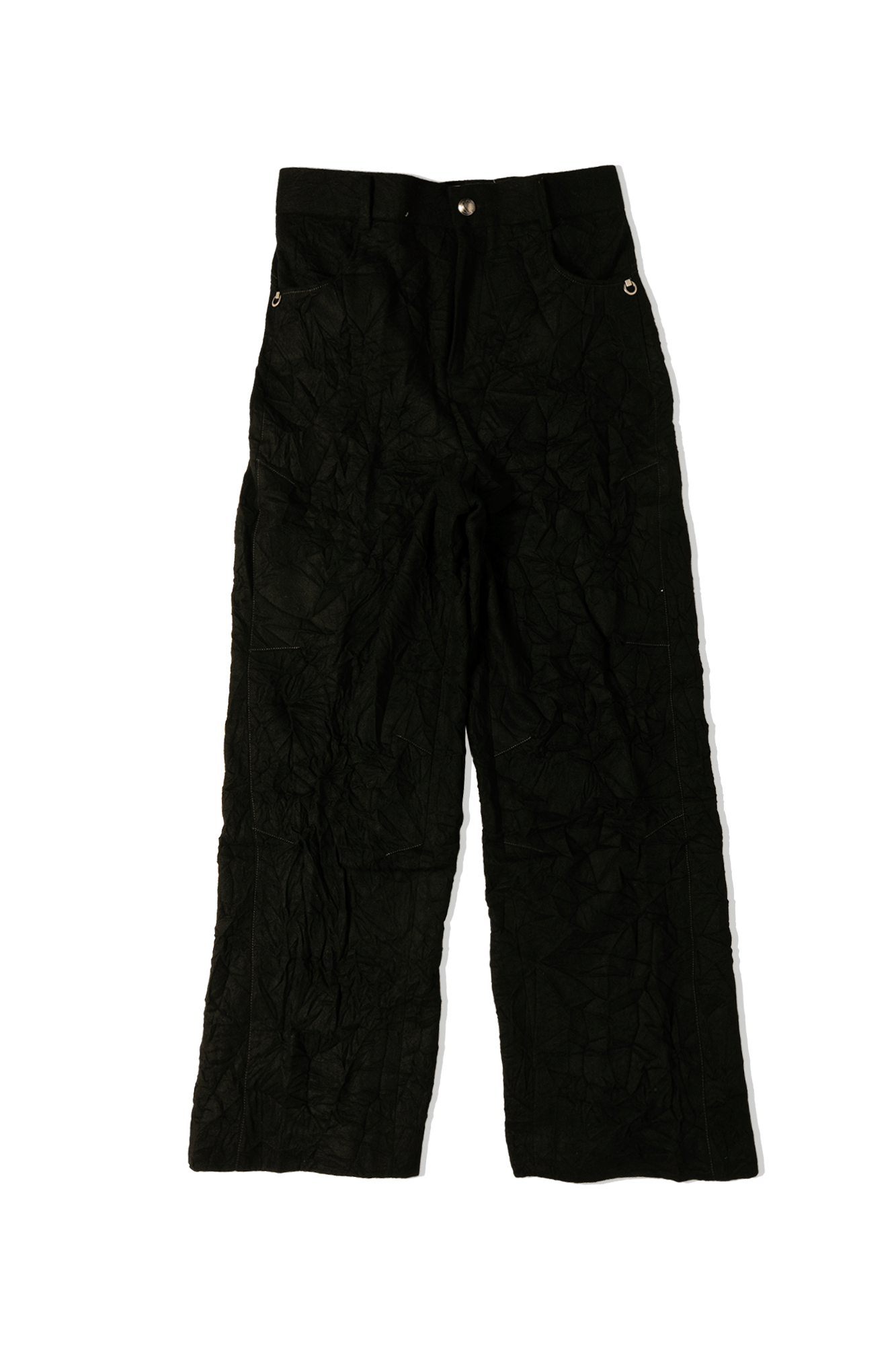 Belfort Wool Wide Leg Trousers