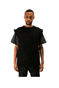Marlen Flower Crewneck Vest
