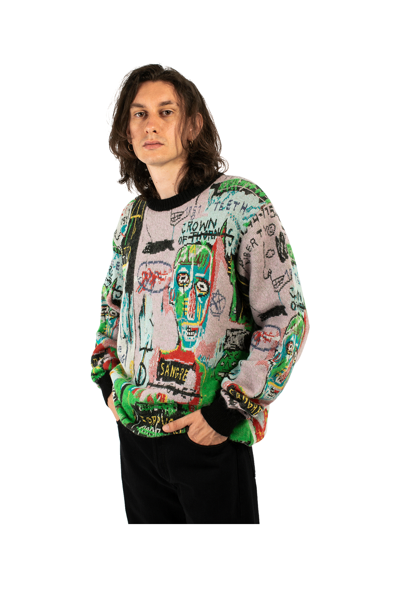 Jean Michel Basquiat Cardigan