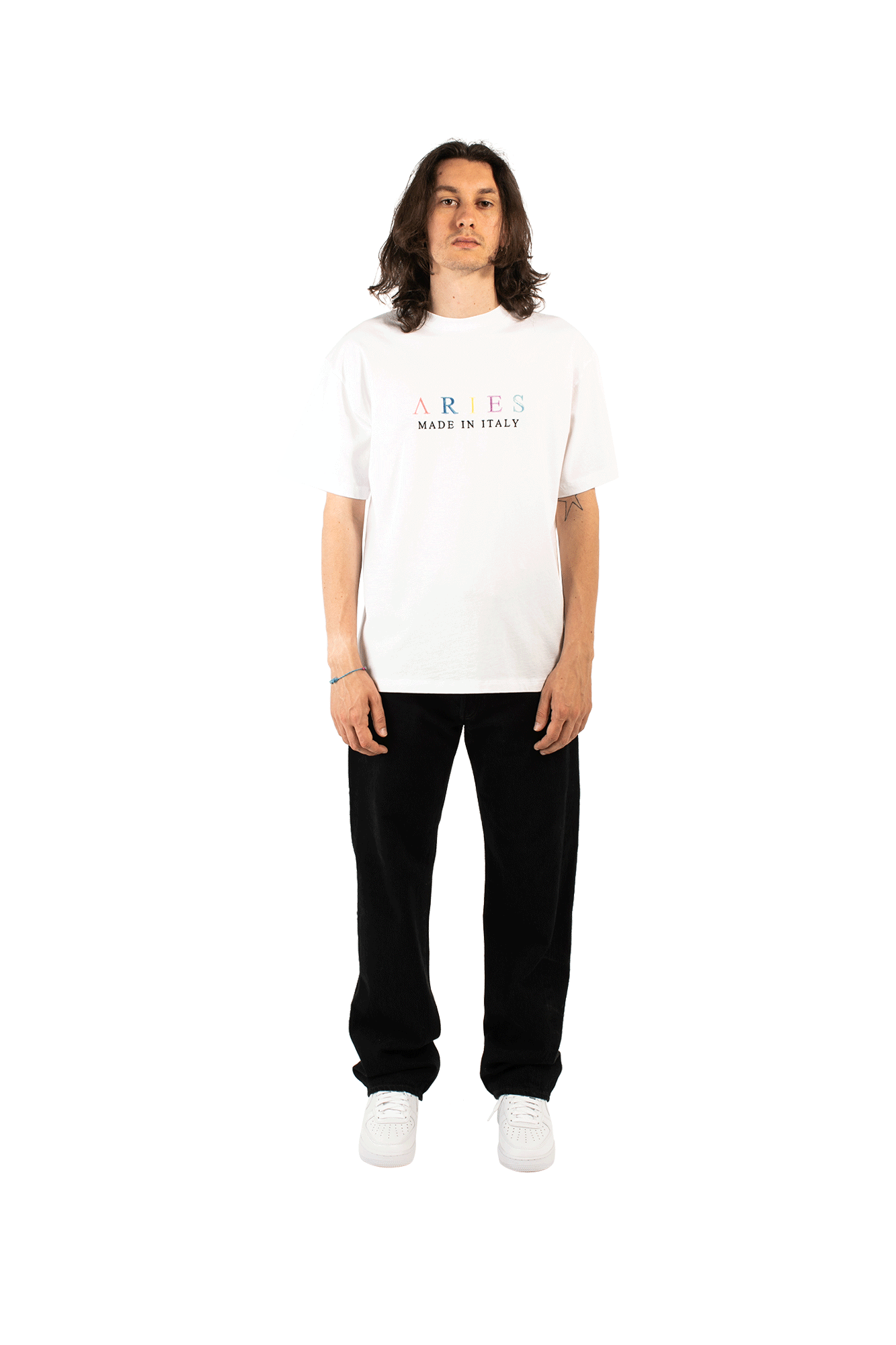 United Colours of Aries Embroidered T-Shirt