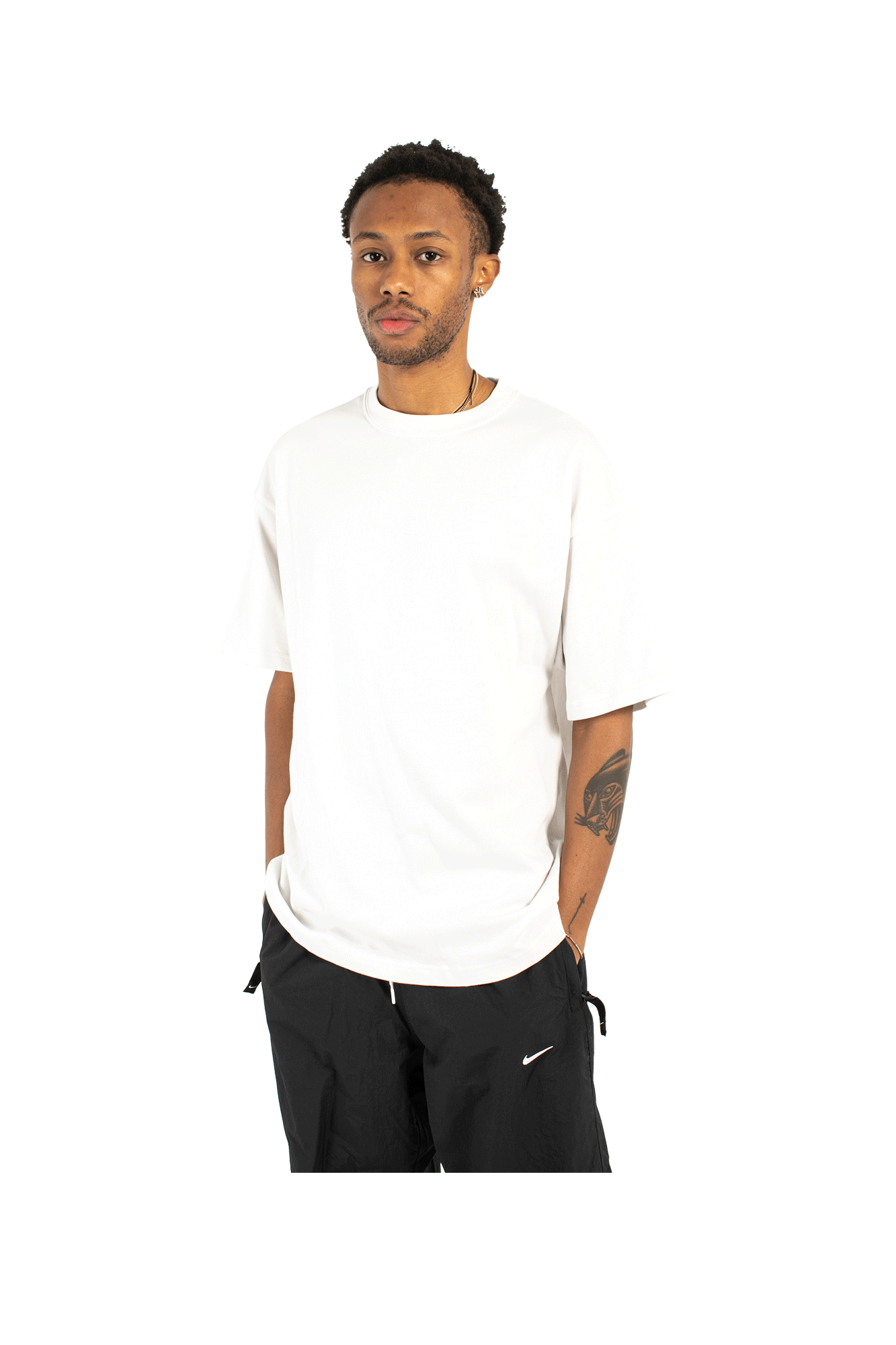 M Solo Swoosh Ss Knit Top