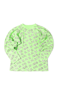 Printed Longsleeve Knit T-Shirt