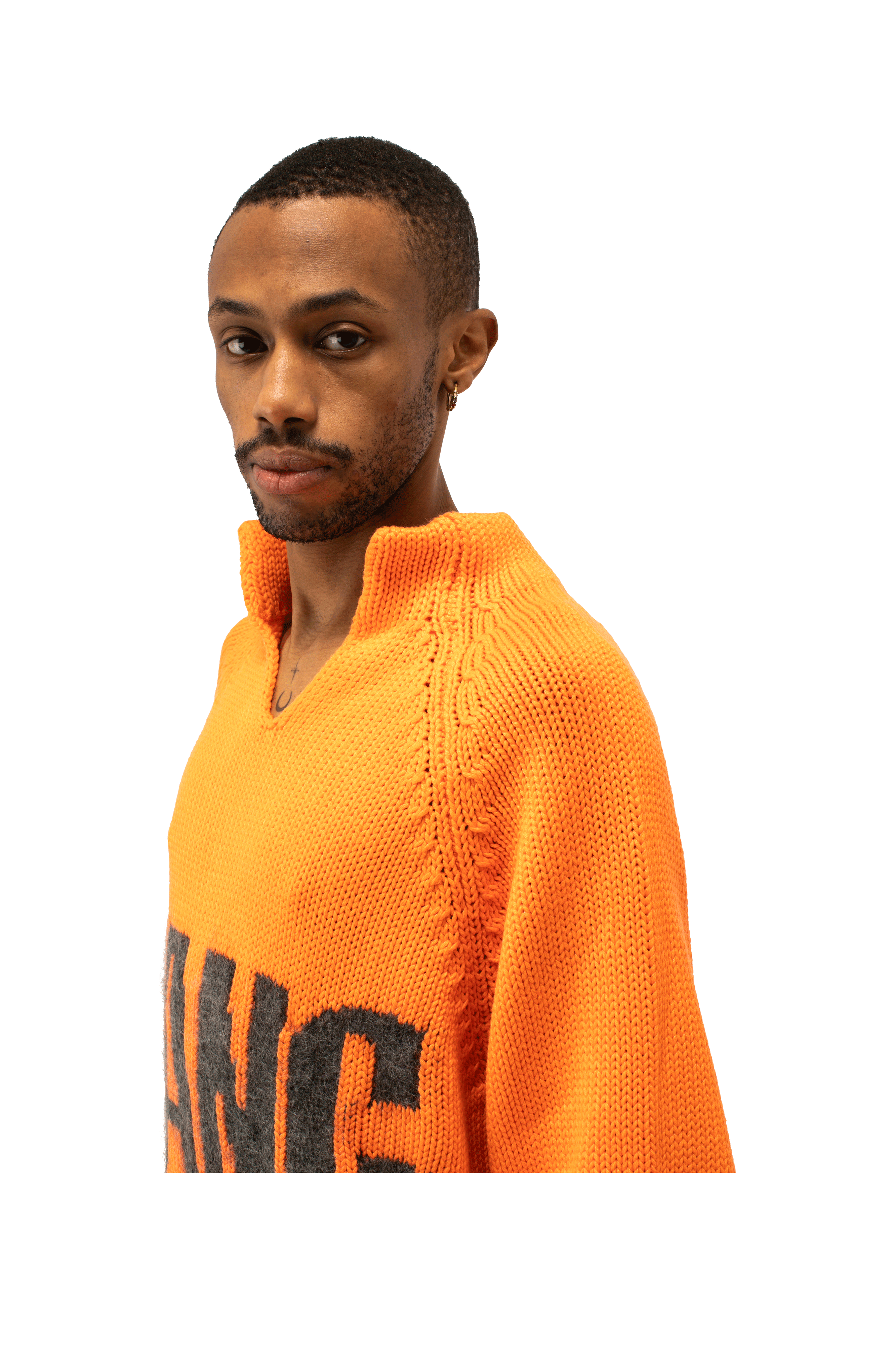 Open Neck Dangerous Intarsia