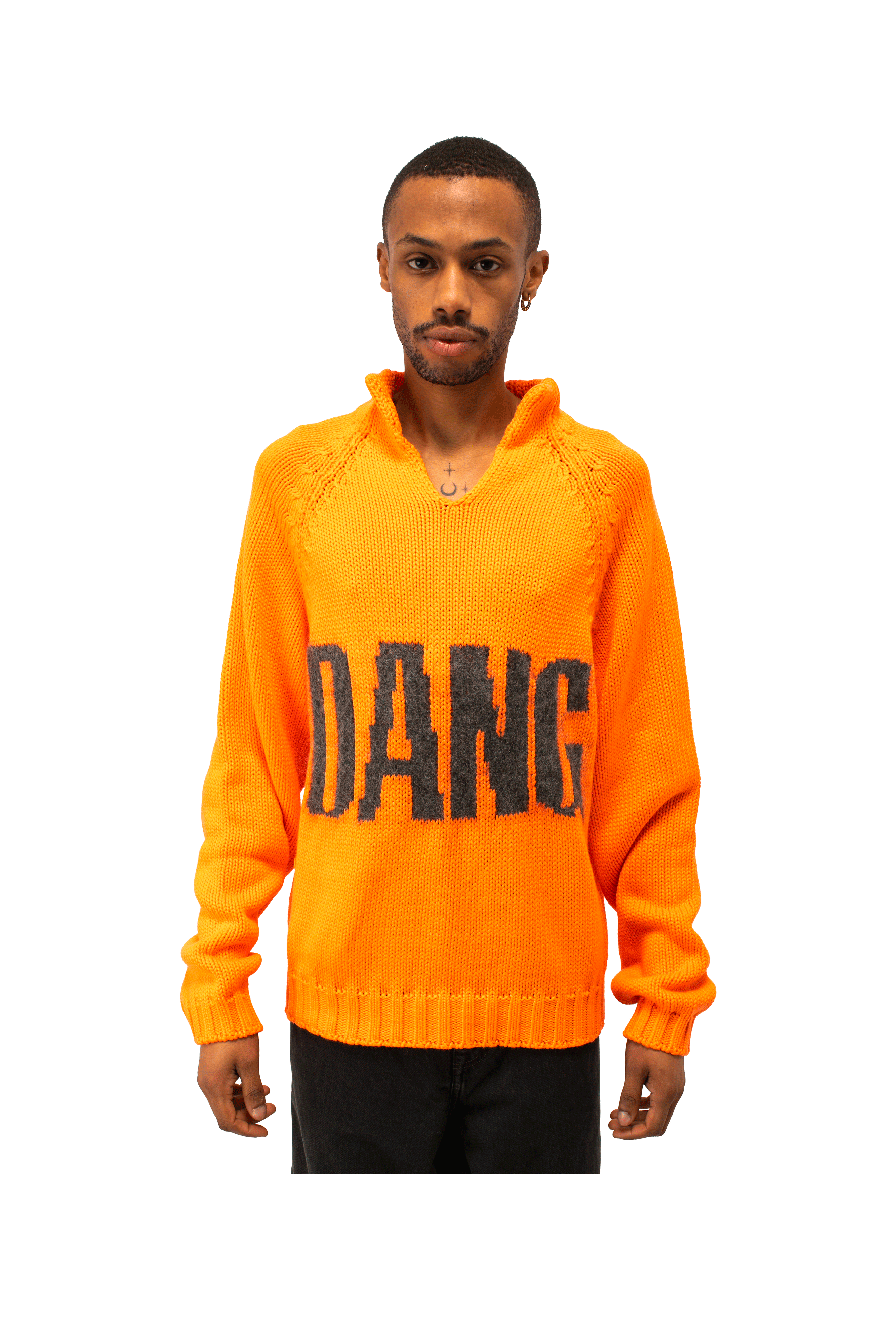 Open Neck Dangerous Intarsia