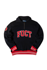 Academy Logo Quarter Zip Sweater