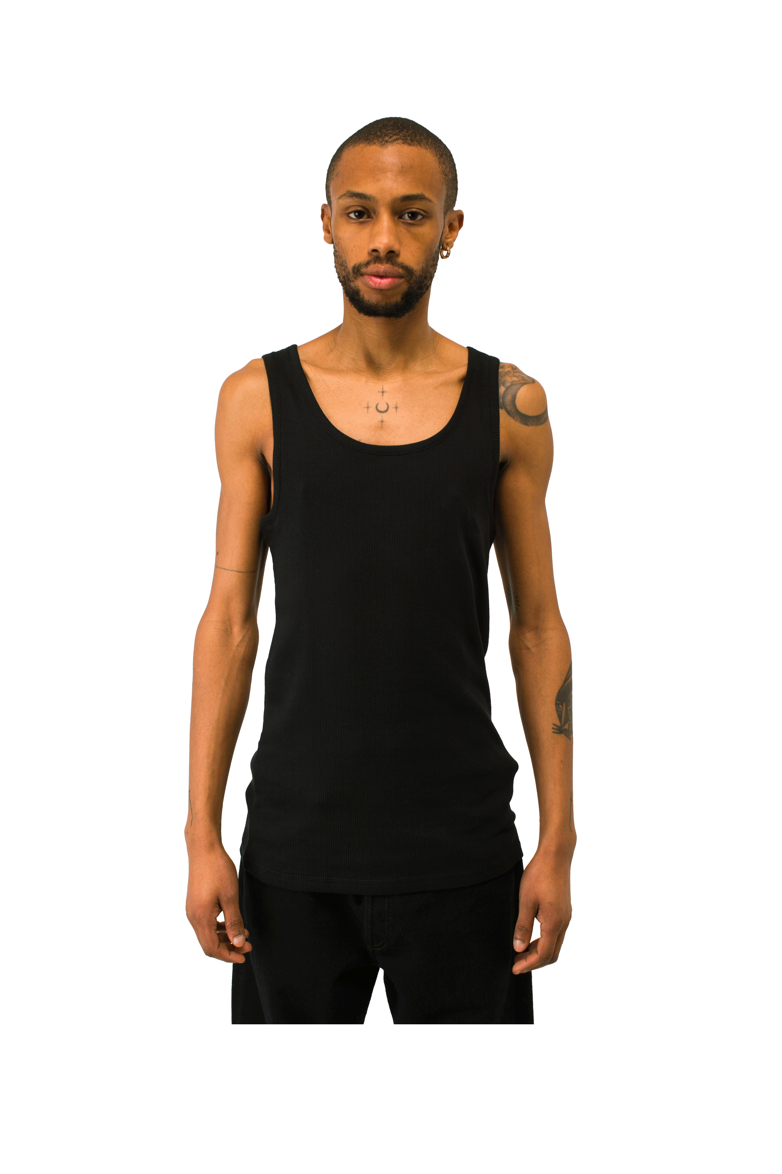 A-Shirt Organic Cotton Ribbing 2X1
