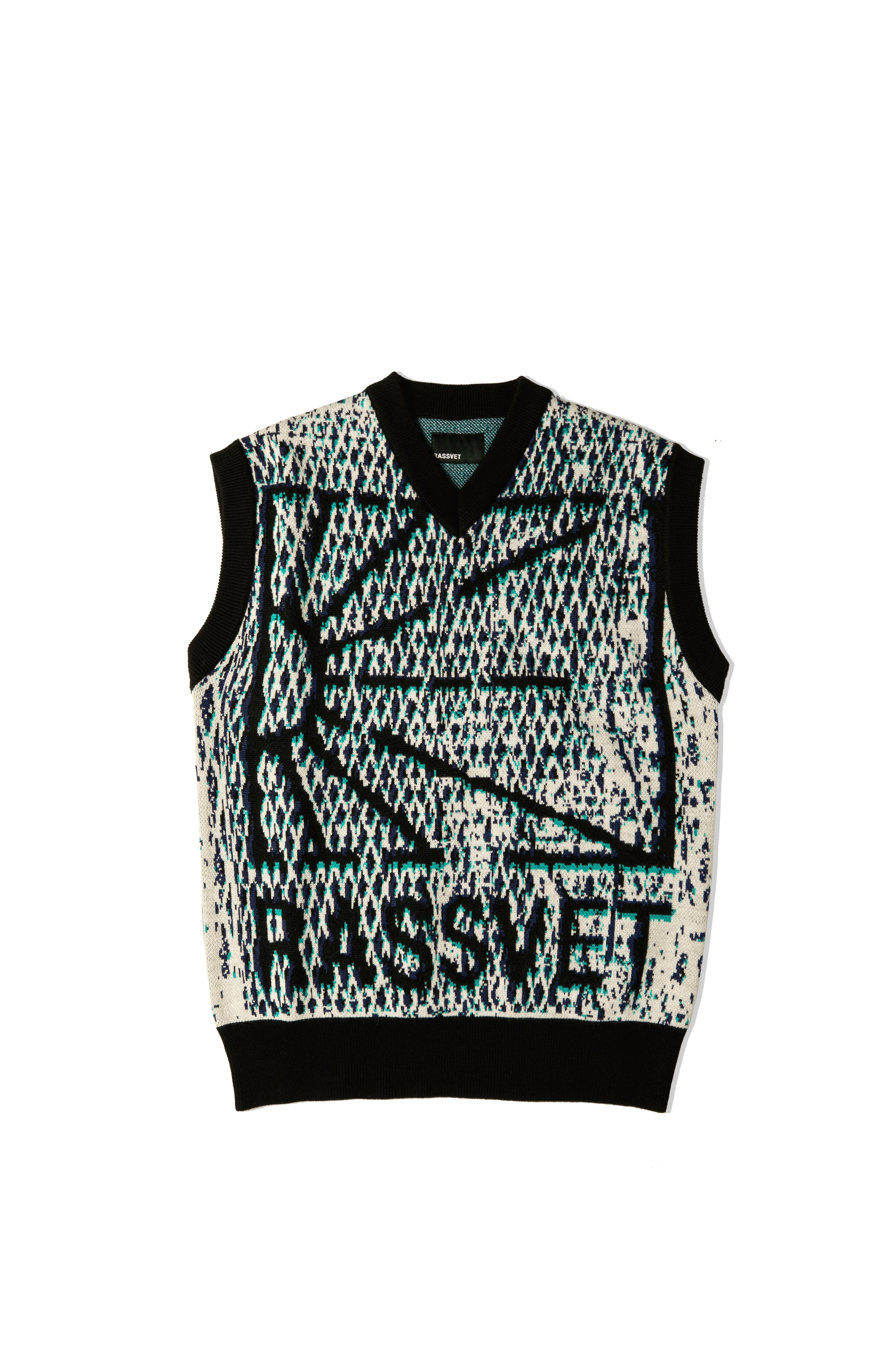 Mesh Camo Sleeveless Jumper Knit