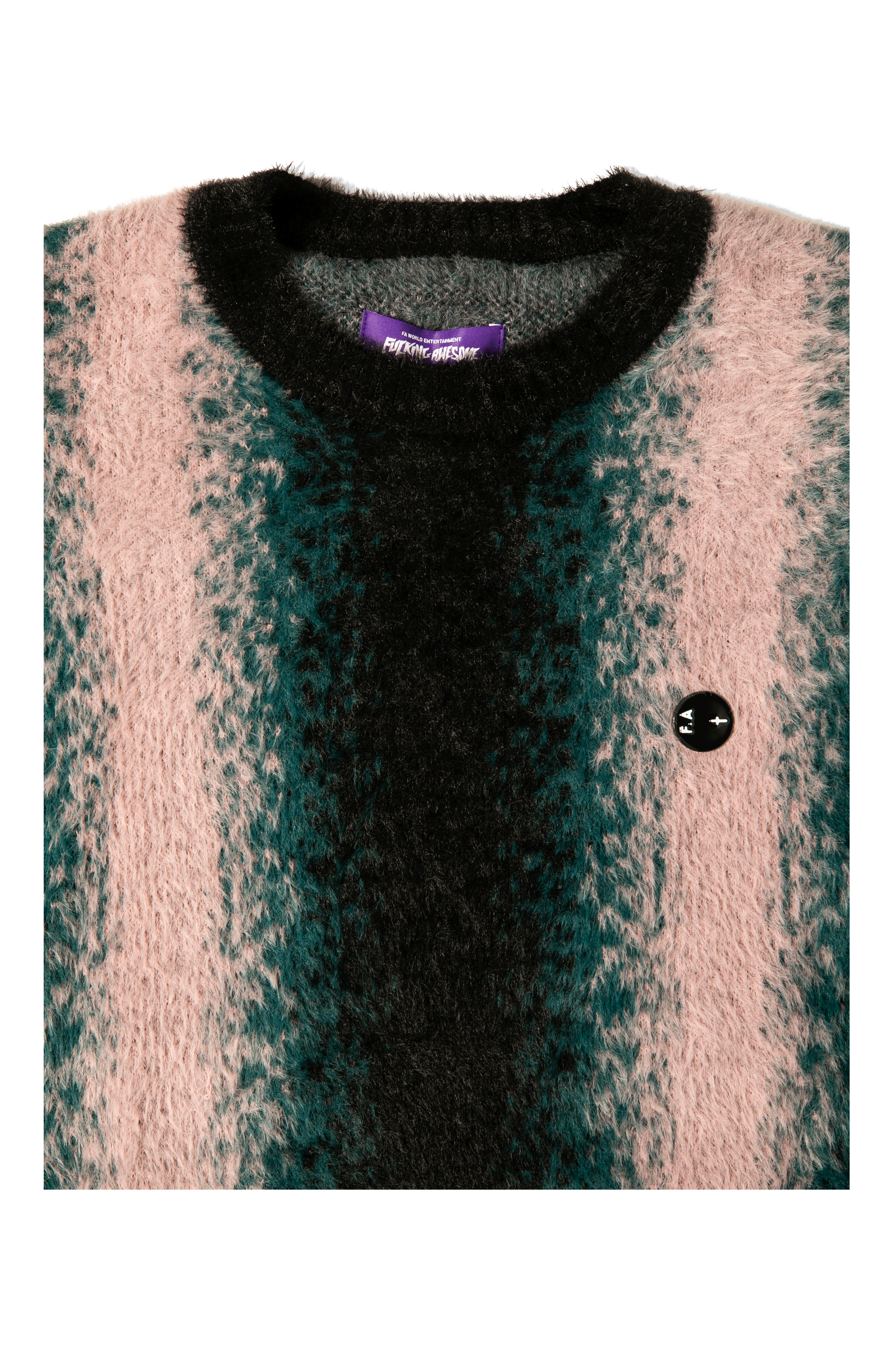 Faux Hairy Crewneck