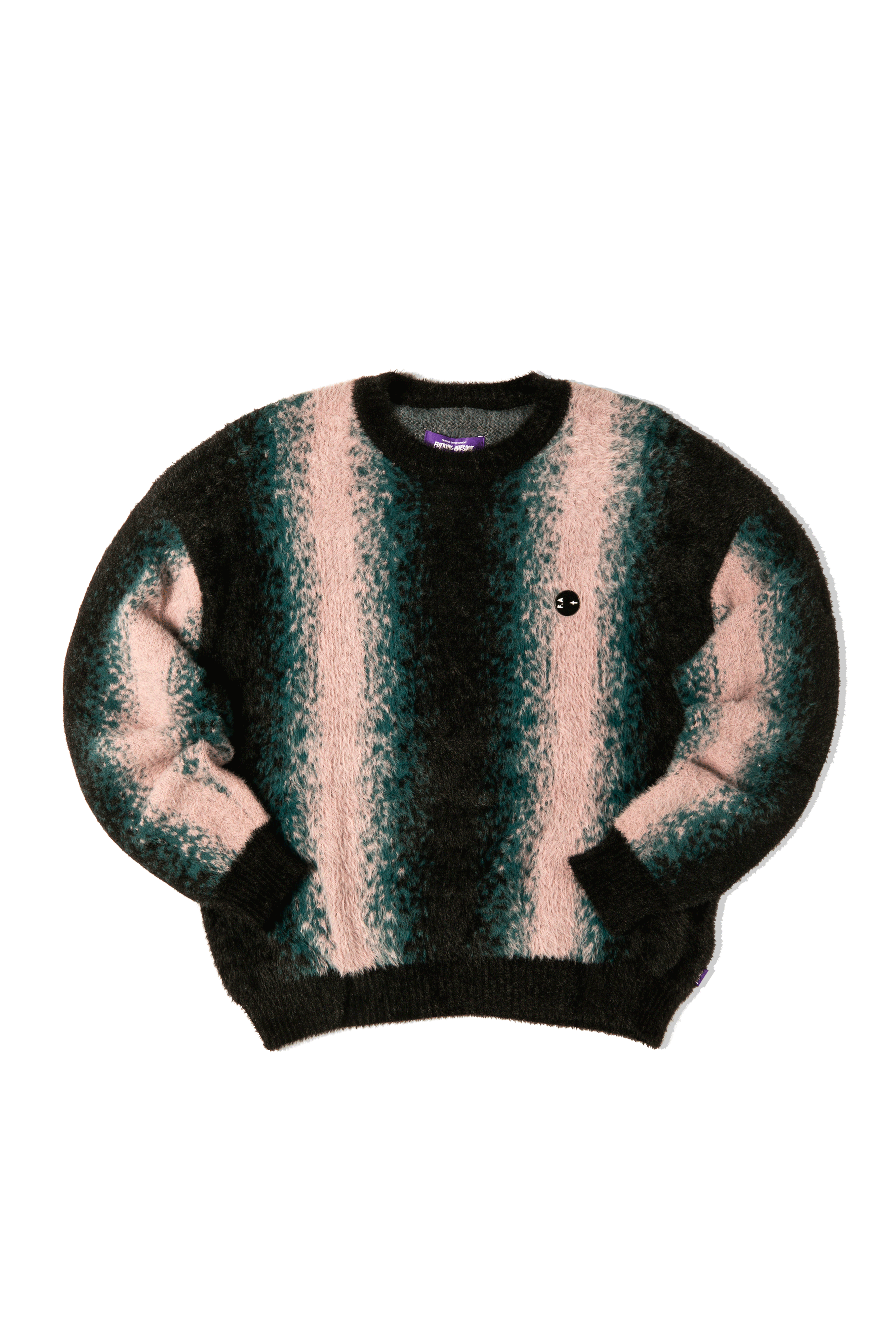 Faux Hairy Crewneck