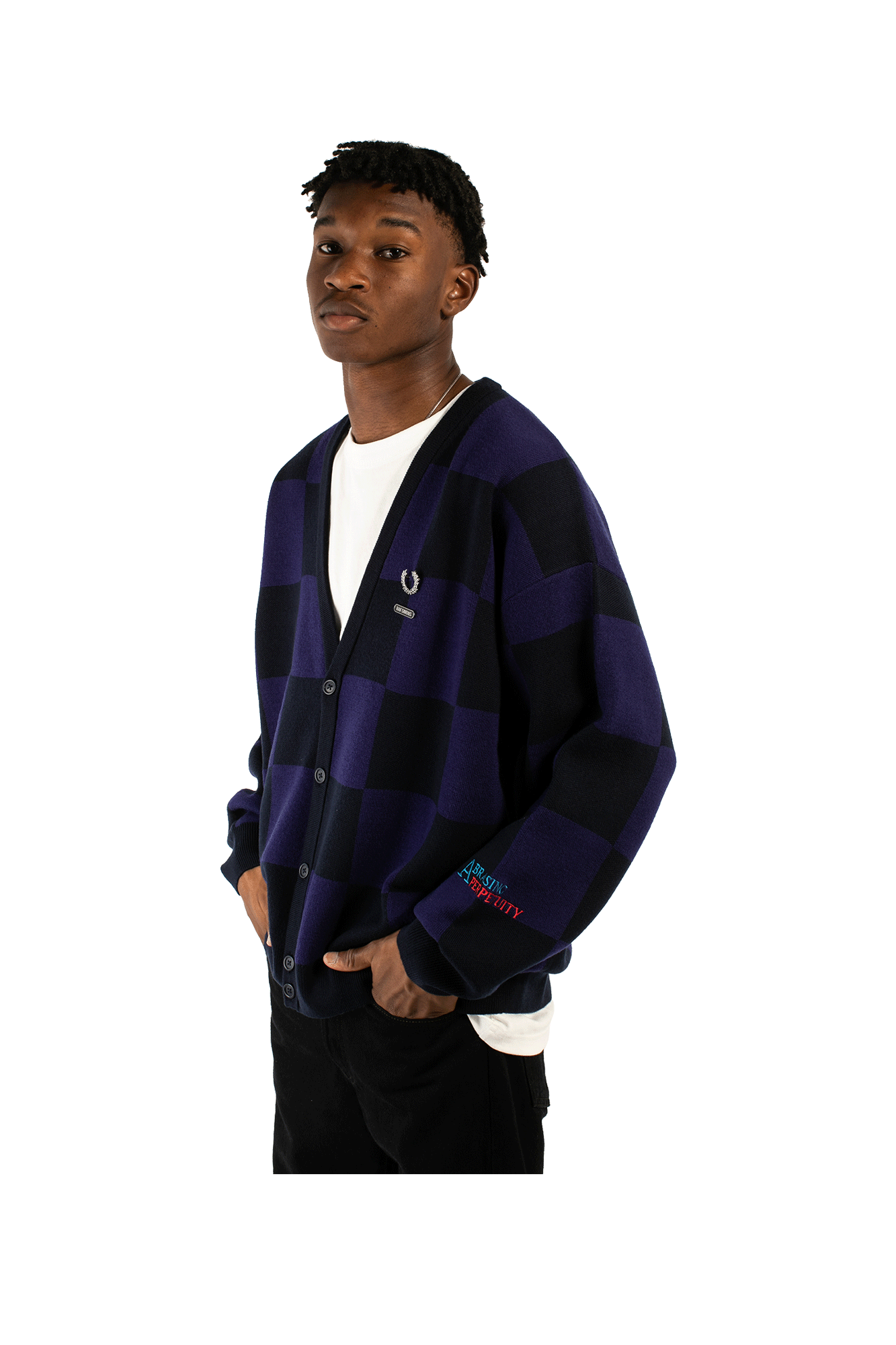 Checkerboard Cardigan x Raf Simons