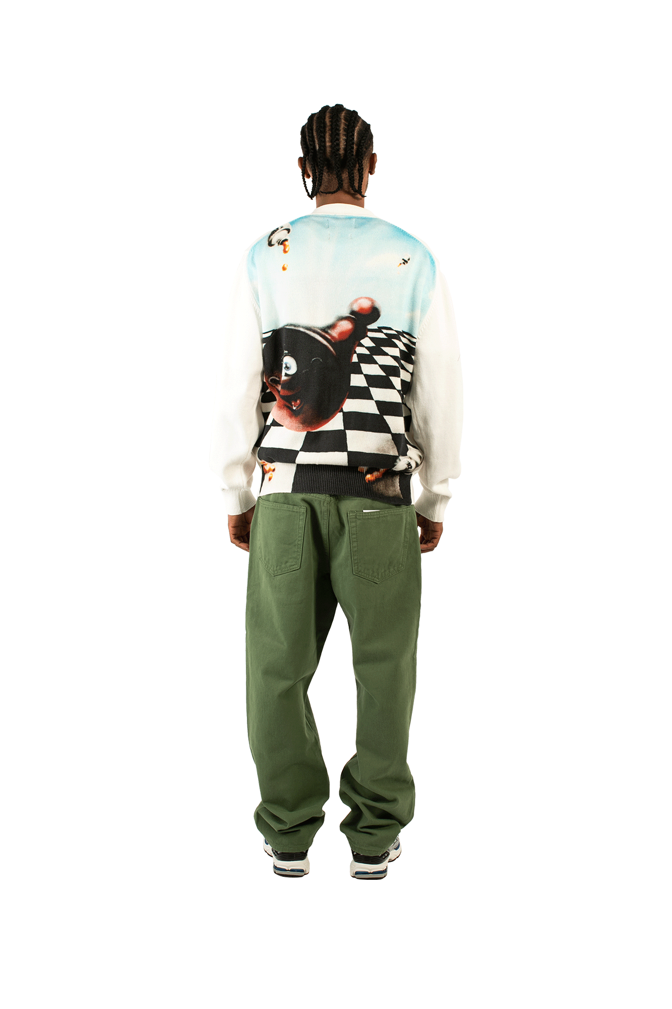 Chess Zip Cardigan