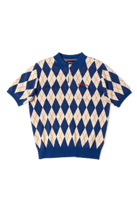 Argyle  Knit Polo