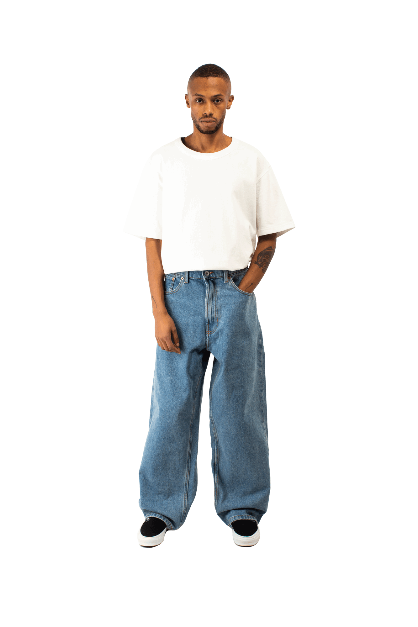 Check-5 Baggy Denim Pant